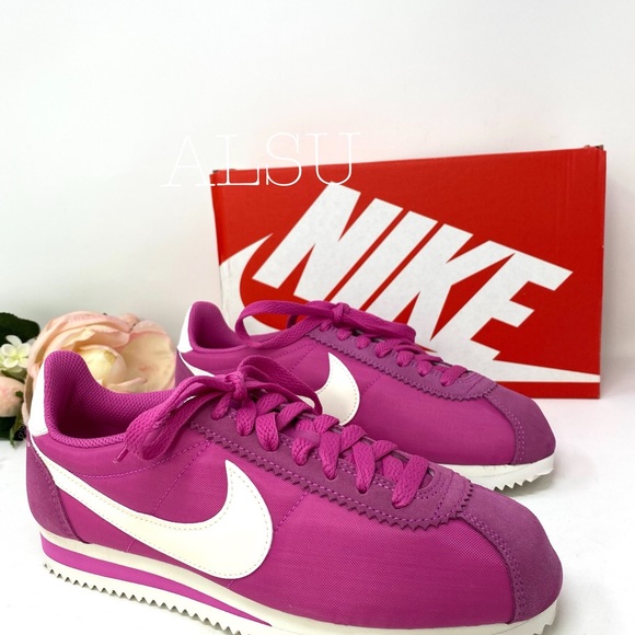 Nike Classic Cortez Nylon Active Fuchsia W AUTHENT - Picture 6 of 8